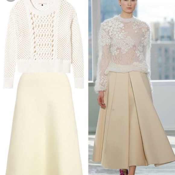 vintage sweater skirt set